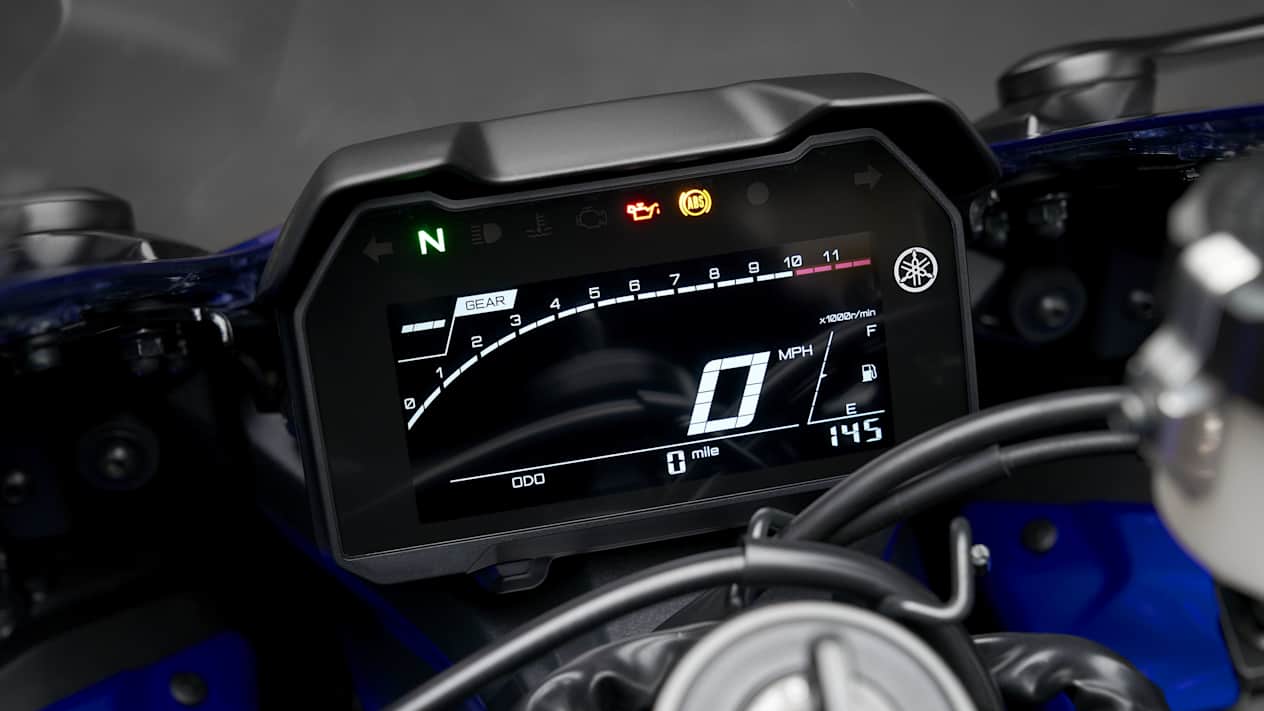 Yamaha R7 écran de bord