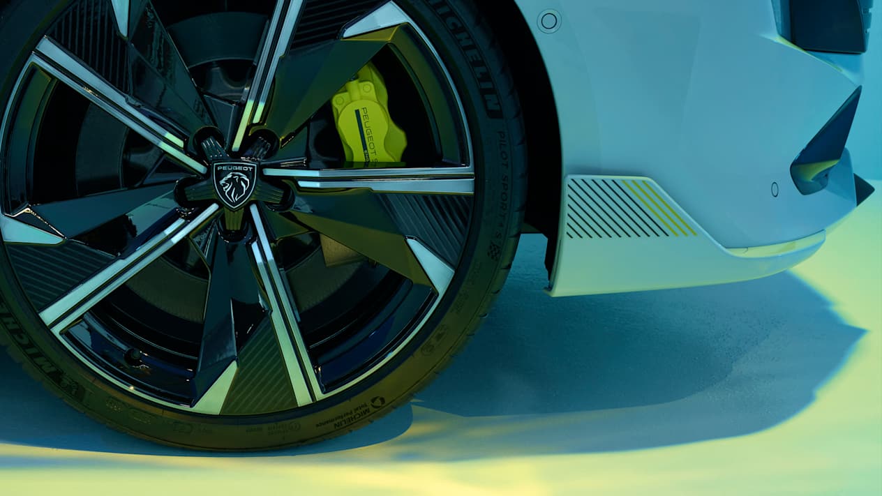 Peugeot 508 PSE 2023 : jante et étriers de freins