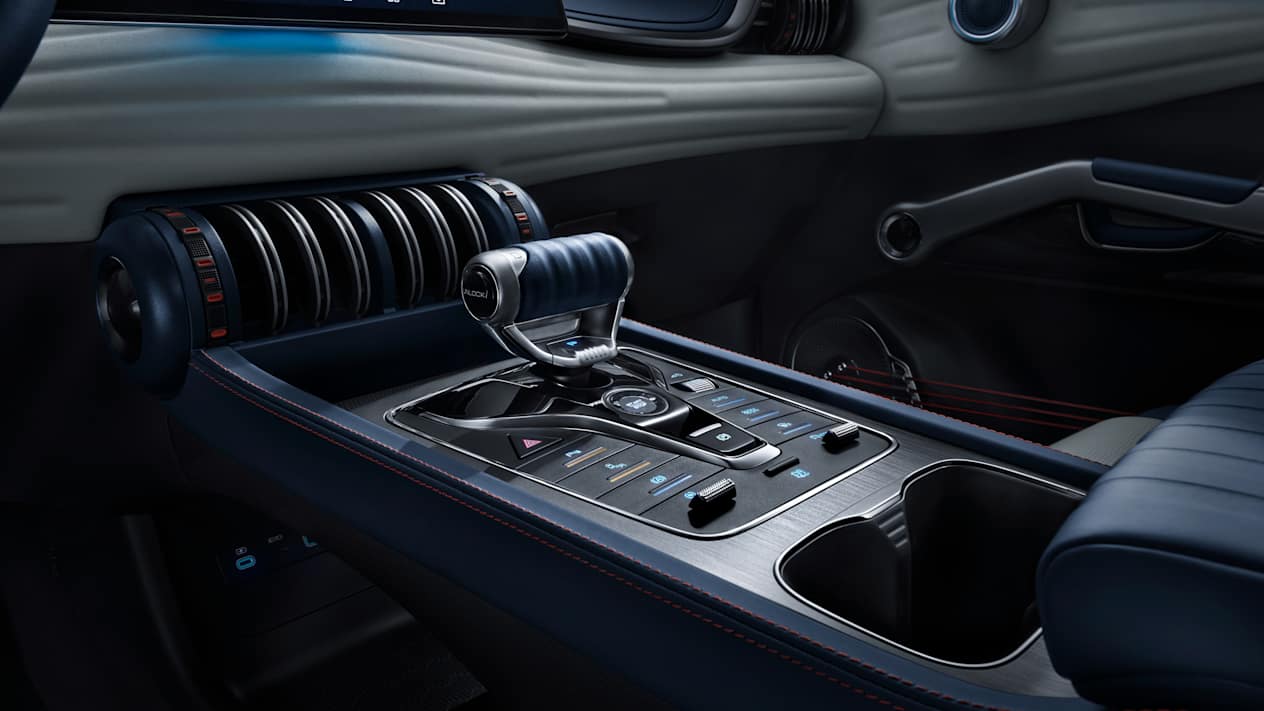 BYD Atto 3 2022 : détail console centrale