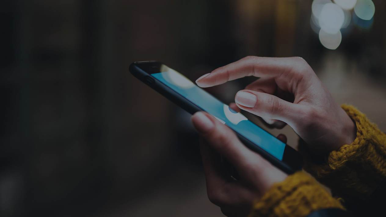 Mobile phone completing a valuaiton