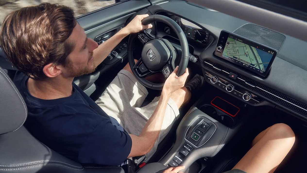 Interior of ZR-V Driver views