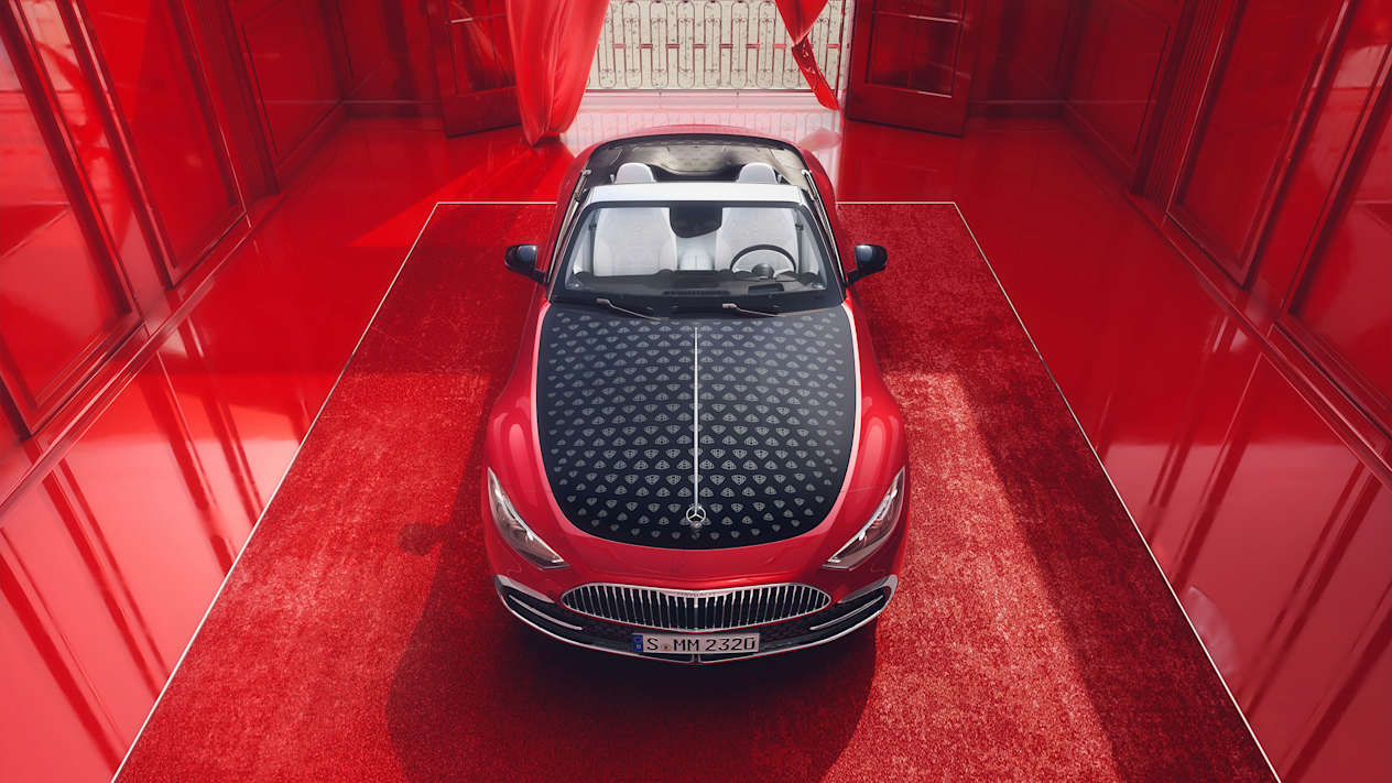 Mercedes Maybach SL capot