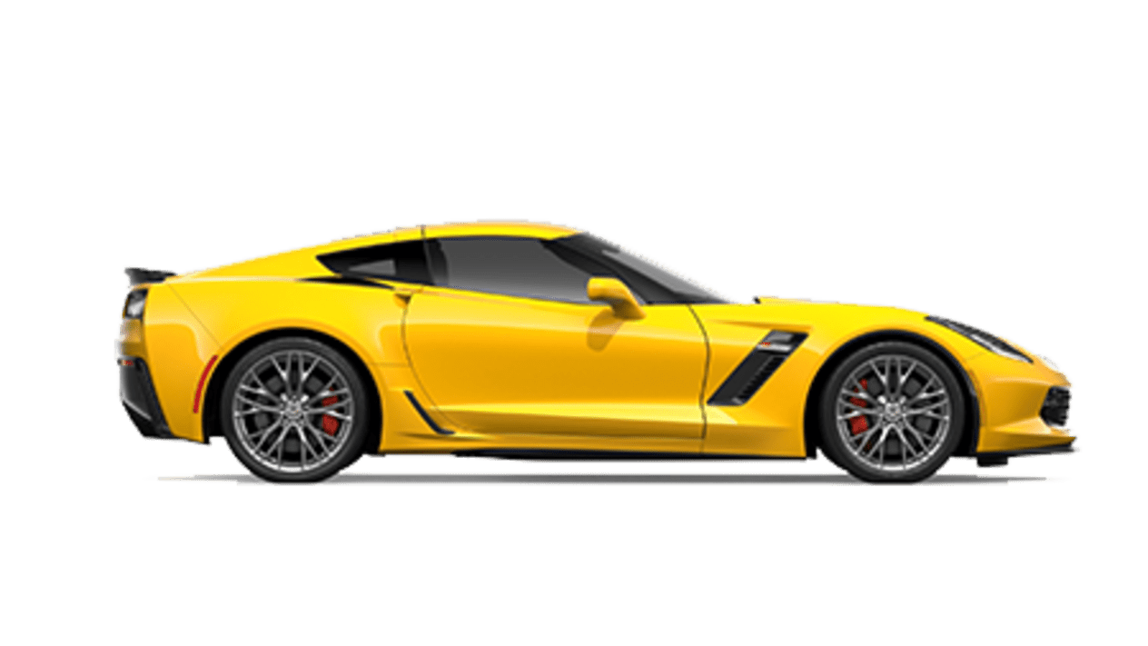 Corvette Z06 side view Corvette Z06 side view