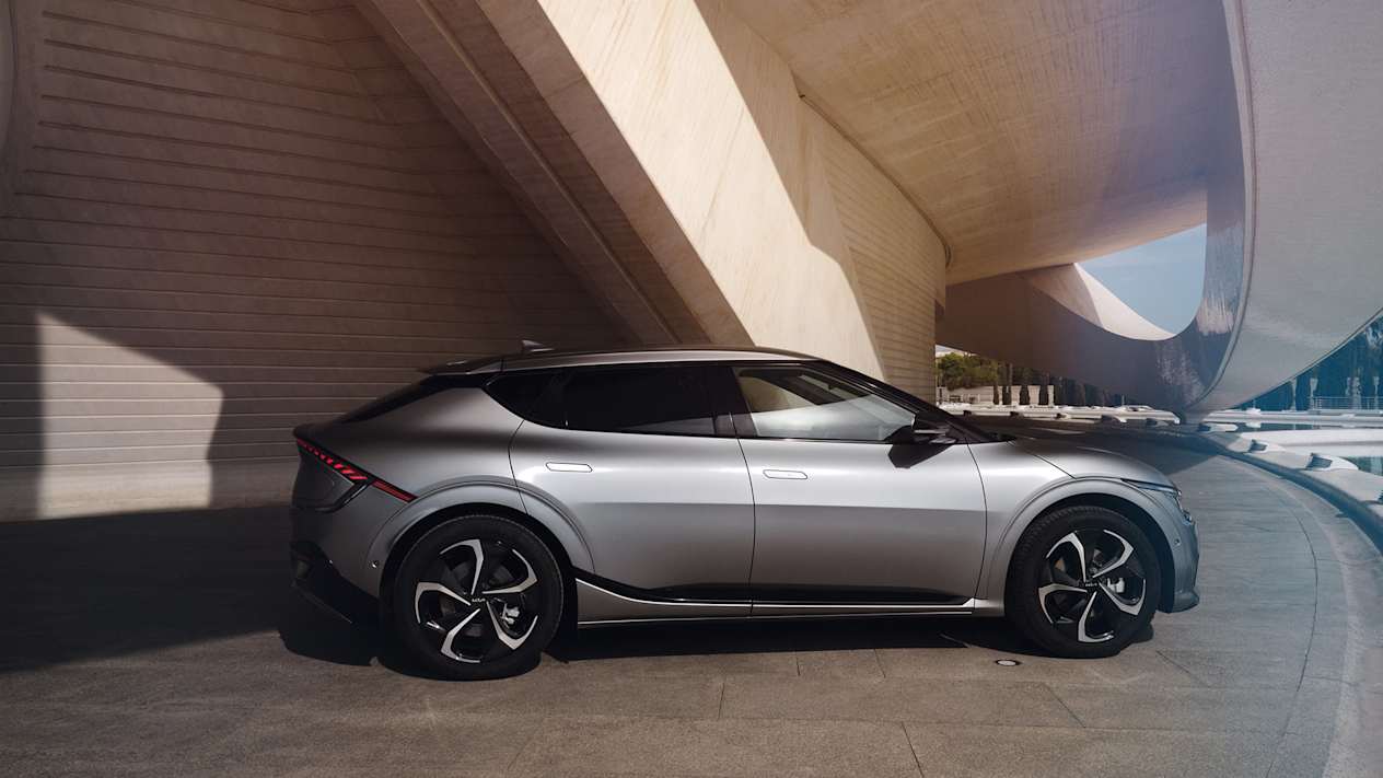 Kia EV6 vue de côté