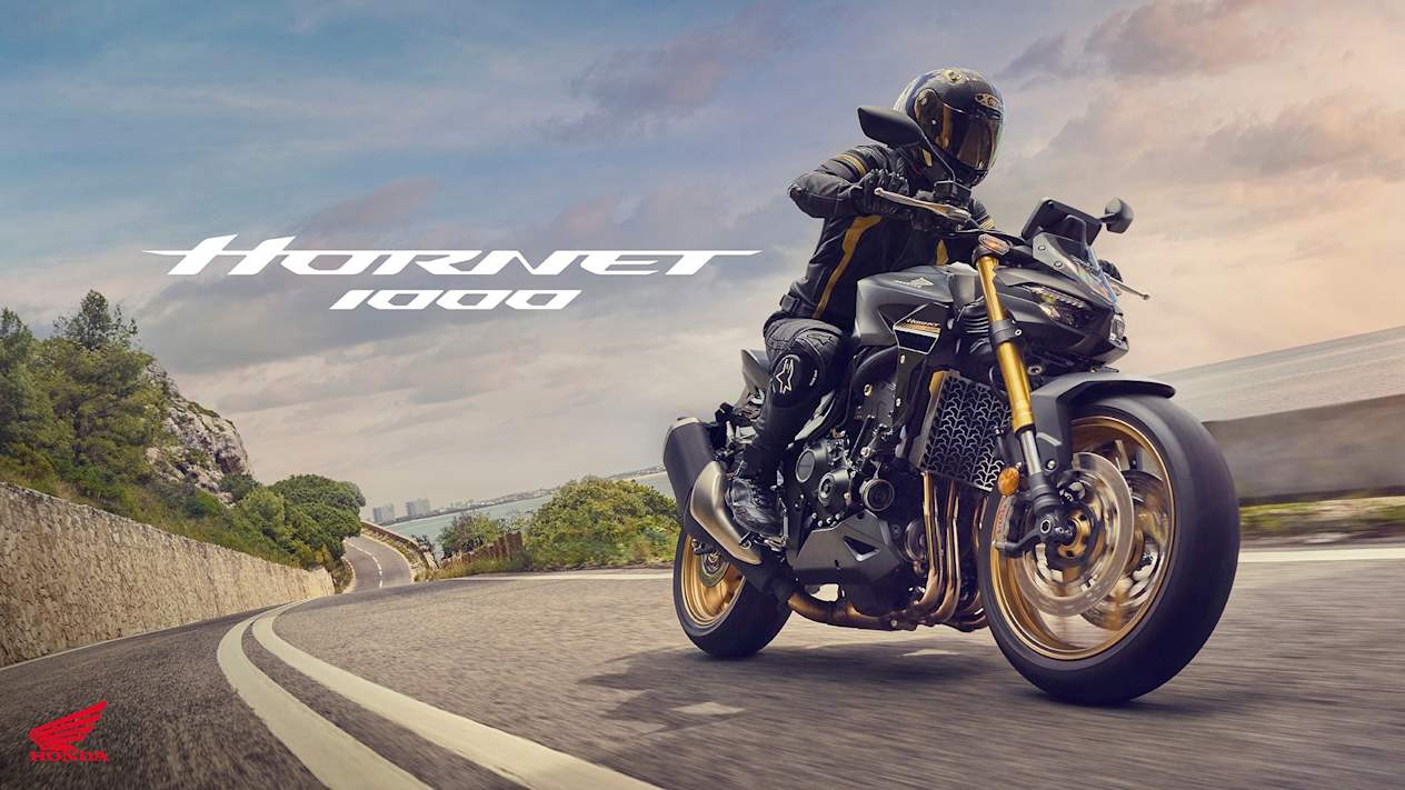 Honda CB 1000 Hornet route bord de mer