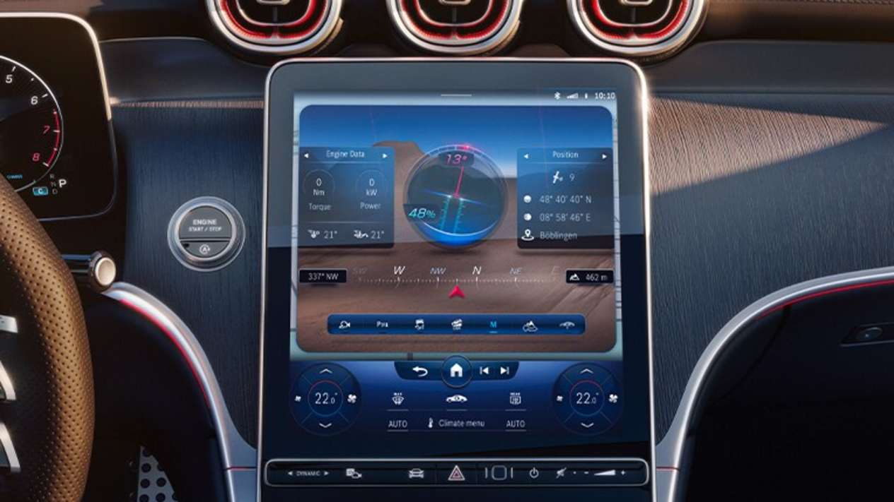 Mercedes GLC 2022 : mode de conduite off road