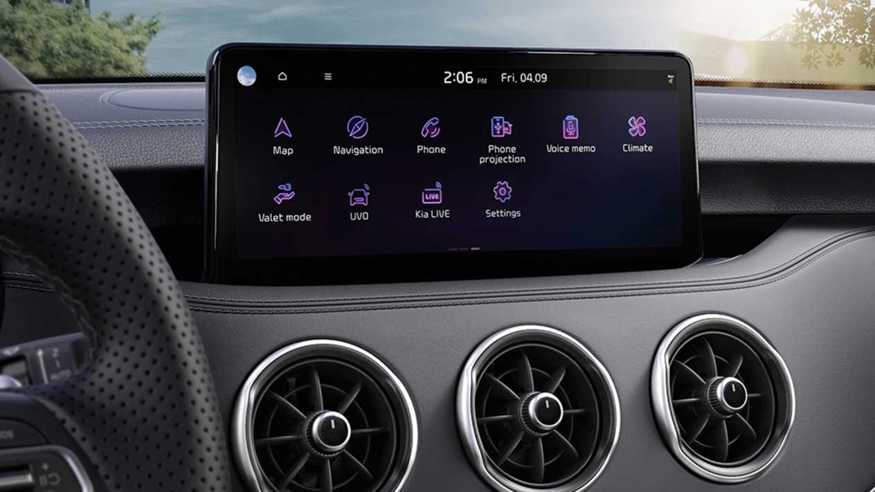 Kia Stinger 2021 : Nouvel écran tactile