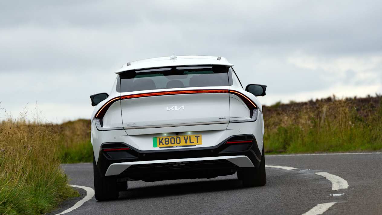 Kia EV6 outdoors rear