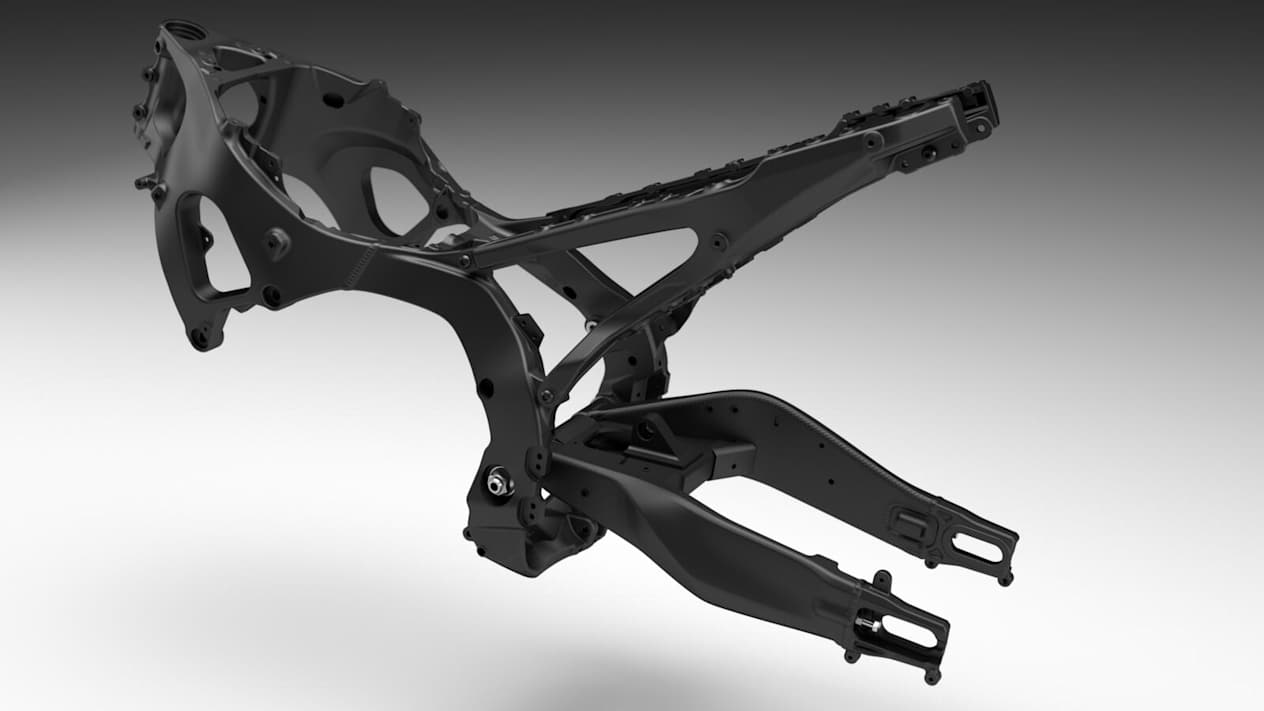 Yamaha R9 2025 : Cadre Deltabox