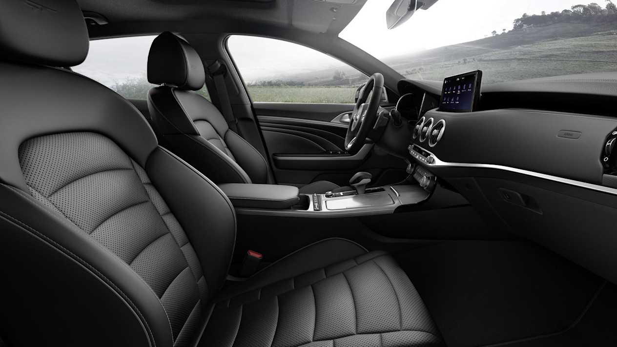 Kia Stinger : intérieur noir