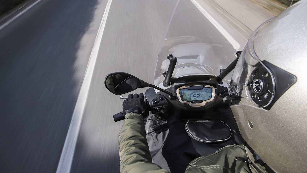 Piaggio Beverly commandes et écran
