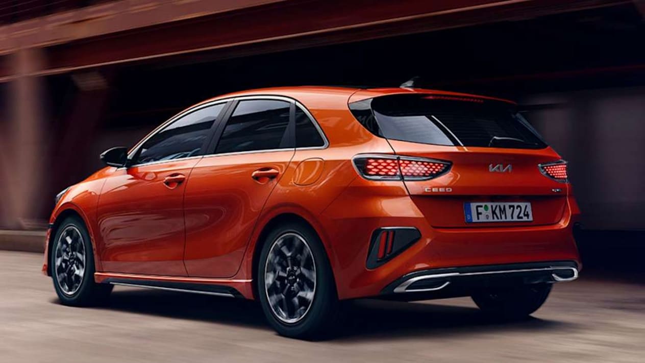 Kia Ceed GT-Line Premium 2021 : trois quarts arrière