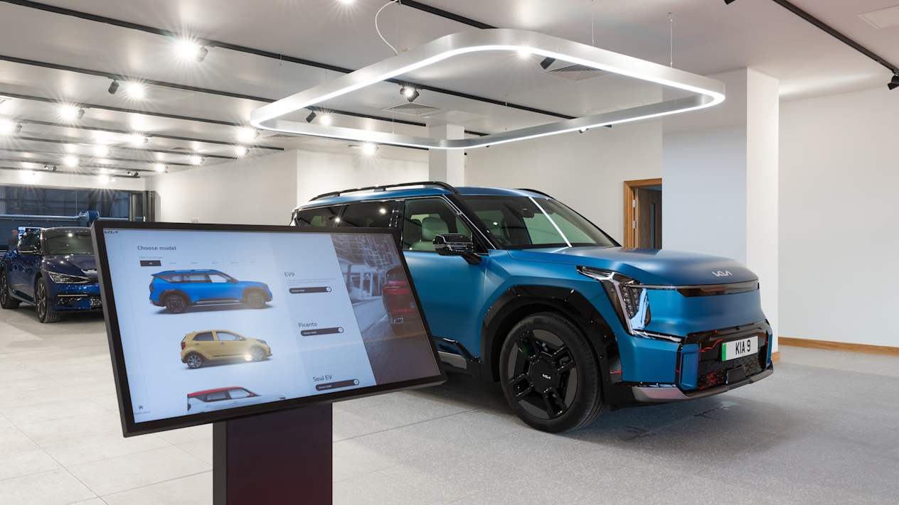 Kia training academy in Derby EV9