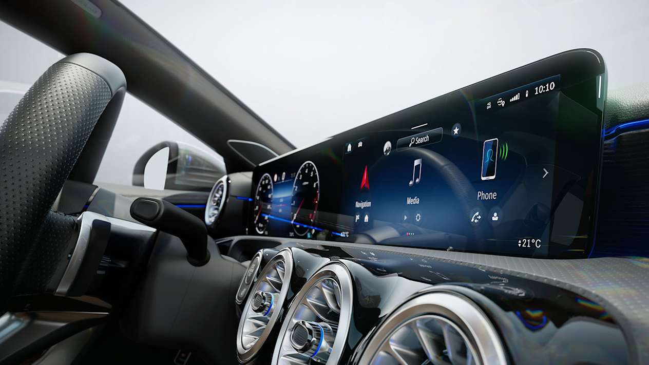 Poste de conduite Widescreen Mercedes CLA coupé