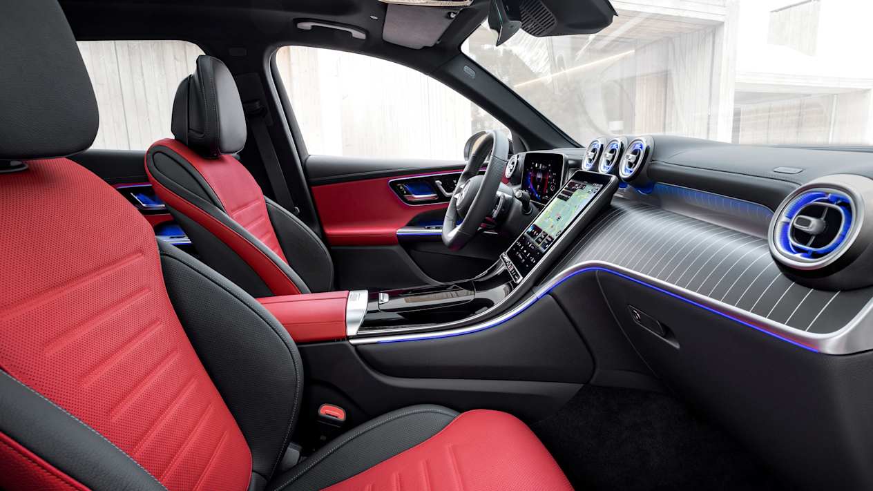 Mercedes-Benz GLC 2022 : intérieur et sièges avant