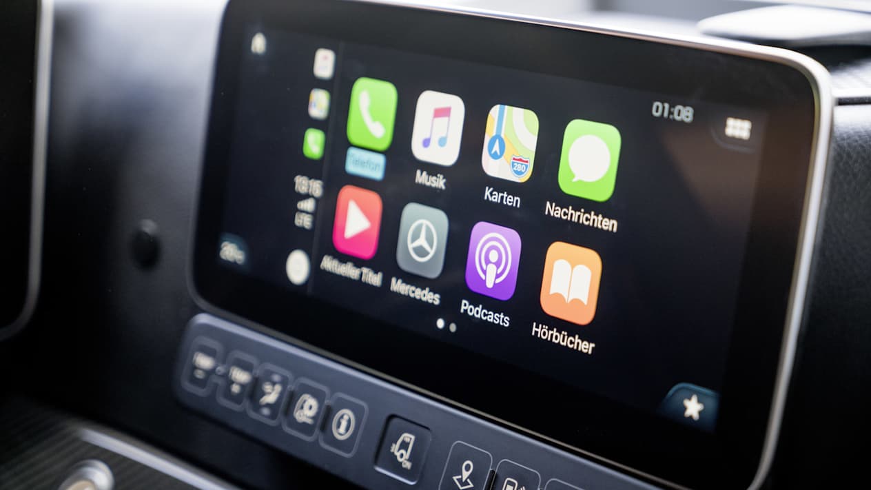 Mercedes-Benz Actros ecran multimédia avec CarPlay