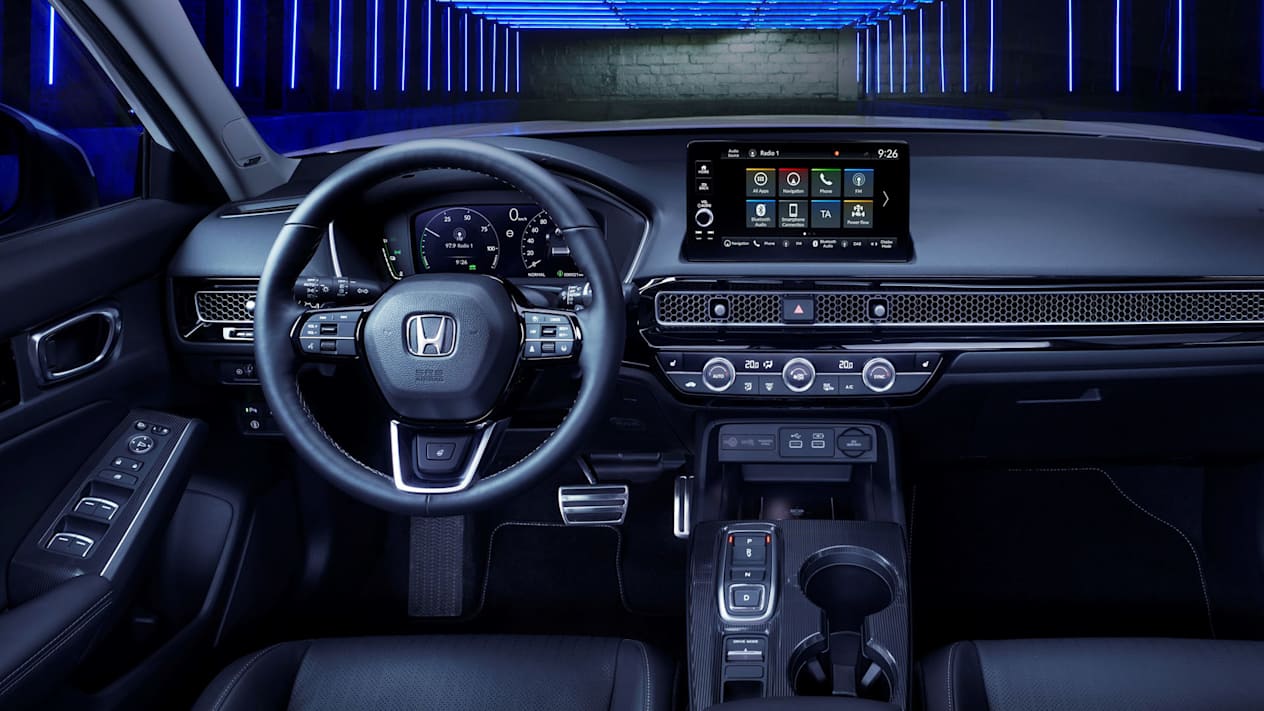 Interior of Honda Civic 