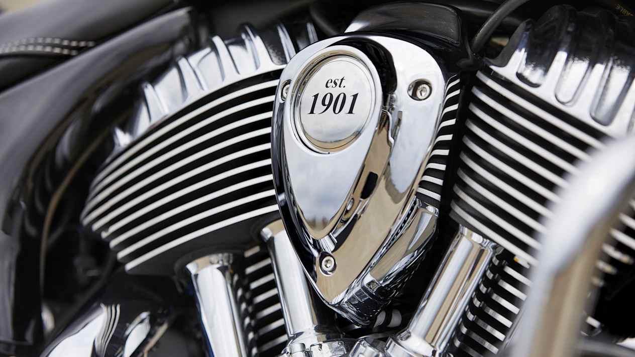 Indian Springfield détail du moteur