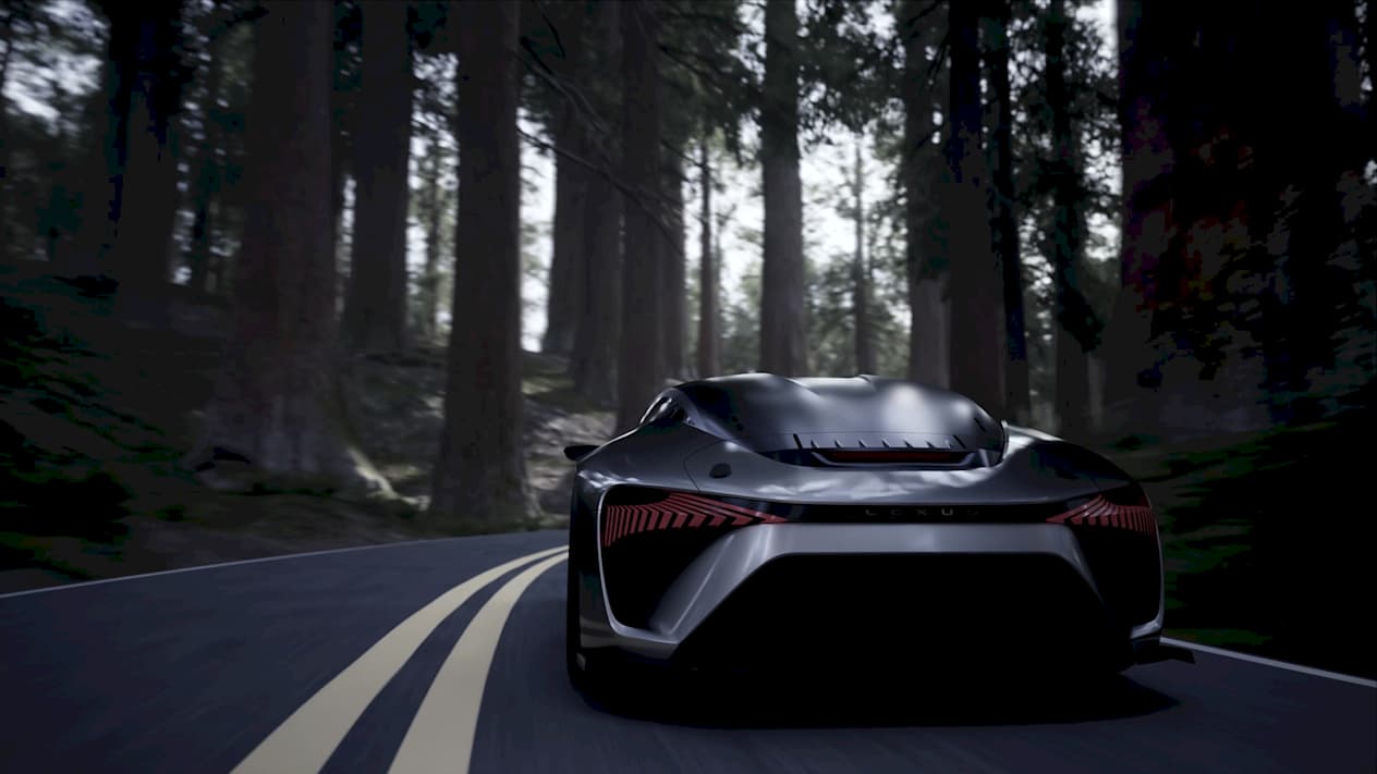 lexus electric sportscar