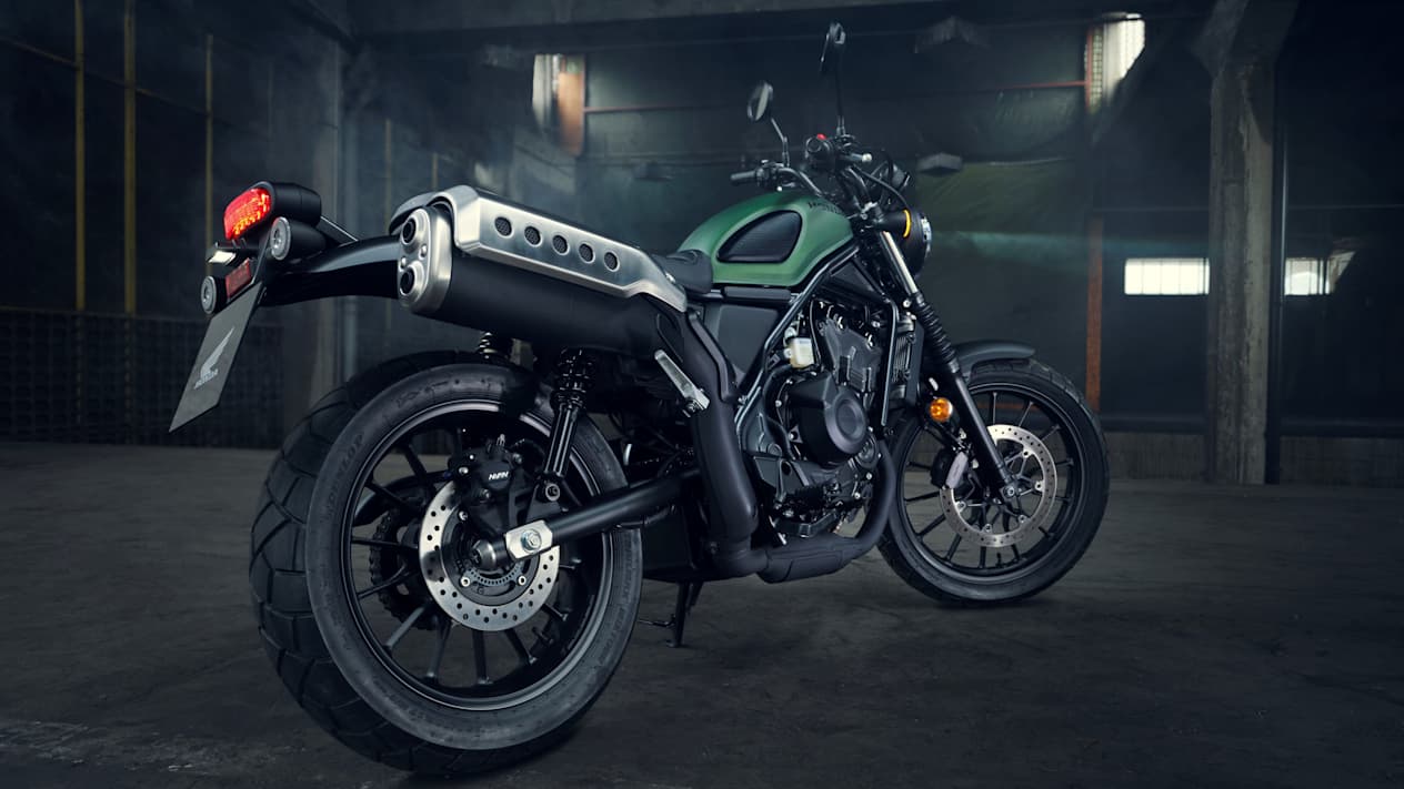 Honda CL500 2023 : trois quarts arrière droit