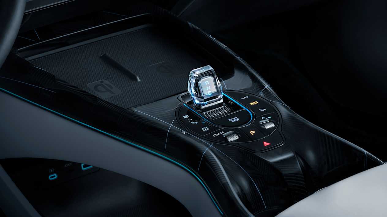 BYD Seal 2023 : détail console centrale