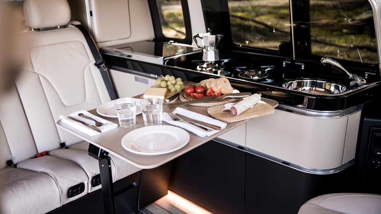 Mercedes Marco Polo : table de pick-nick