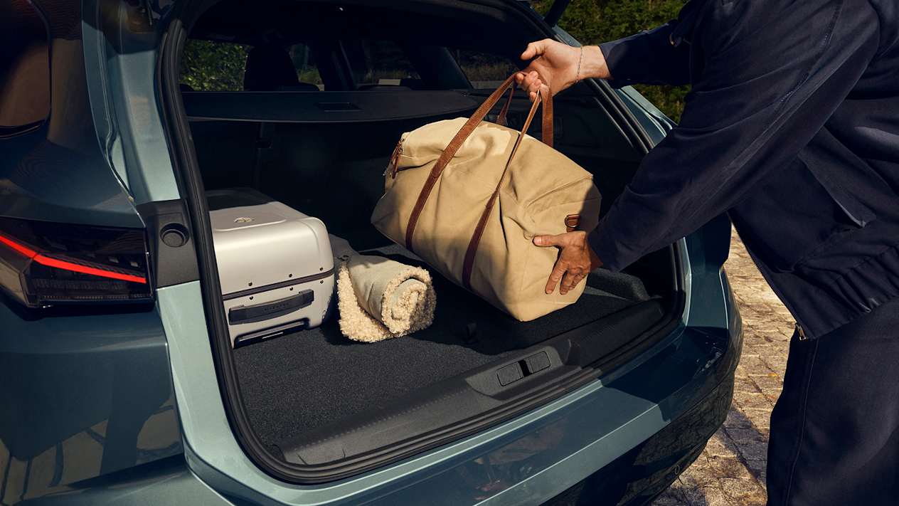 Peugeot 308 sw 2025 : chargement coffre rempli
