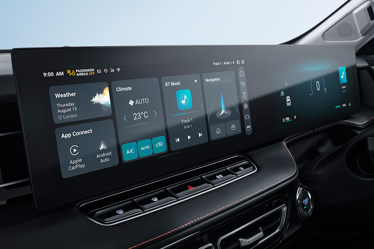 MG HS Enhanced Infotainment