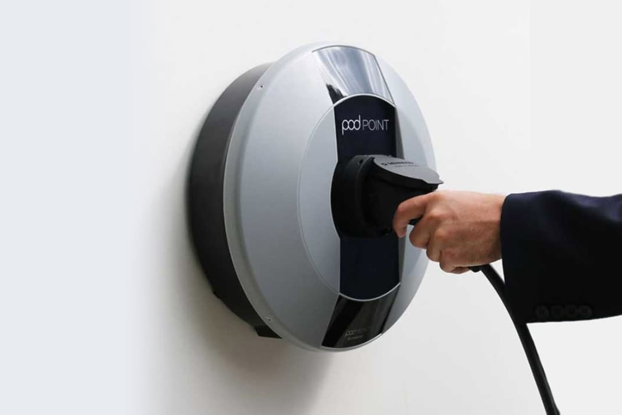 Charging home point electric car