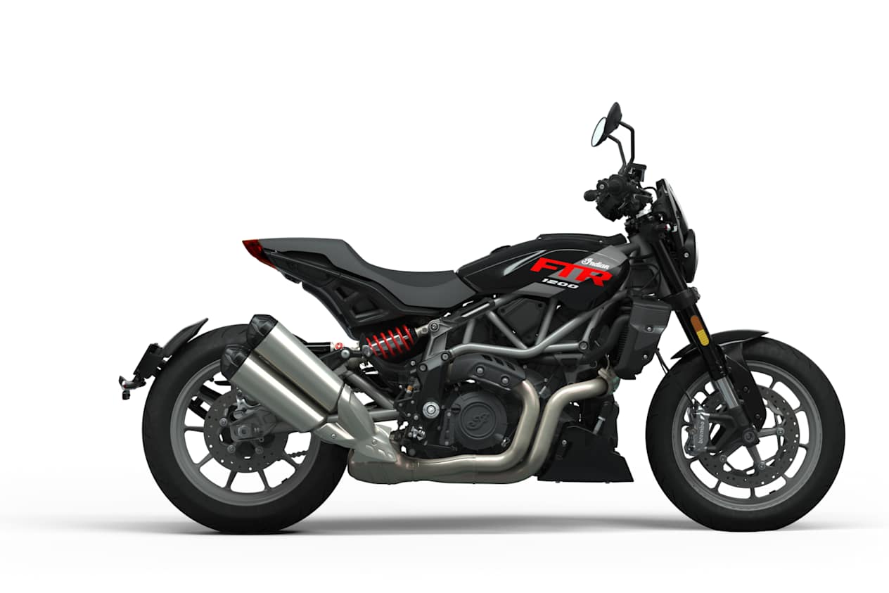 Indian FTR Sport 2023 Black Metallic : profil