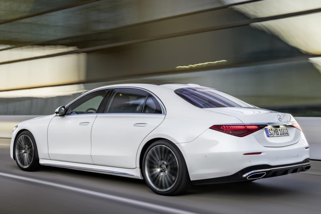 Trois quart arrière Mercedes-Benz Classe S AMG line
