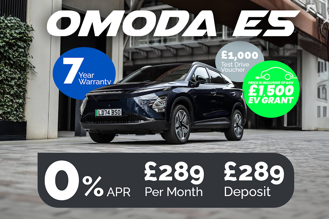 0% PCP: OMODA E5 Comfort - £289 Per Month
