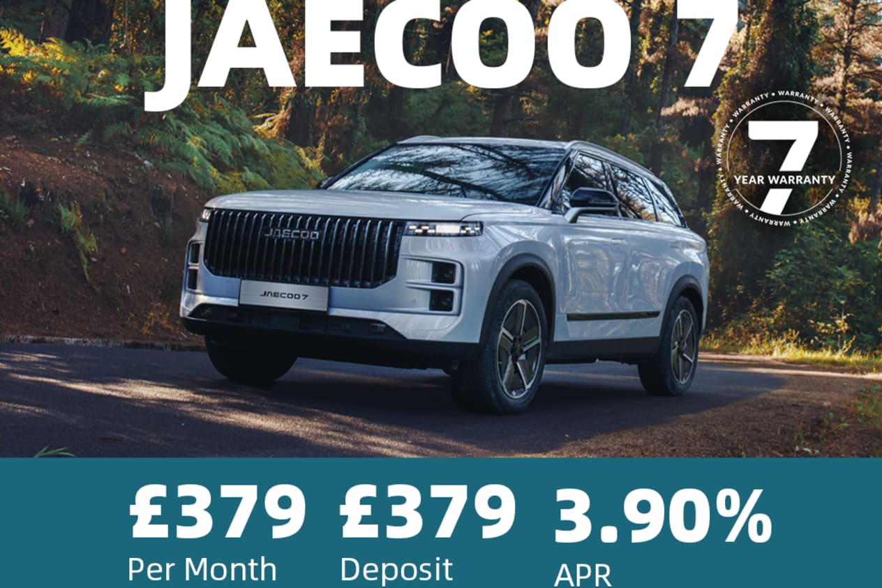 PCP: JAECOO 7 Deluxe - £379 Per Month