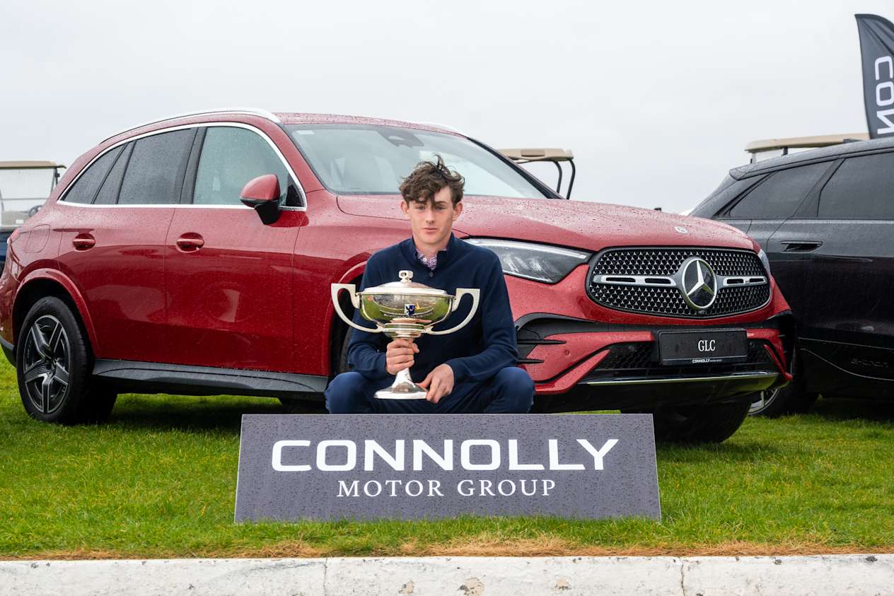 Dylan Holmes becomes the youngest winner of the West of Ireland Championship since Rory McIlroy