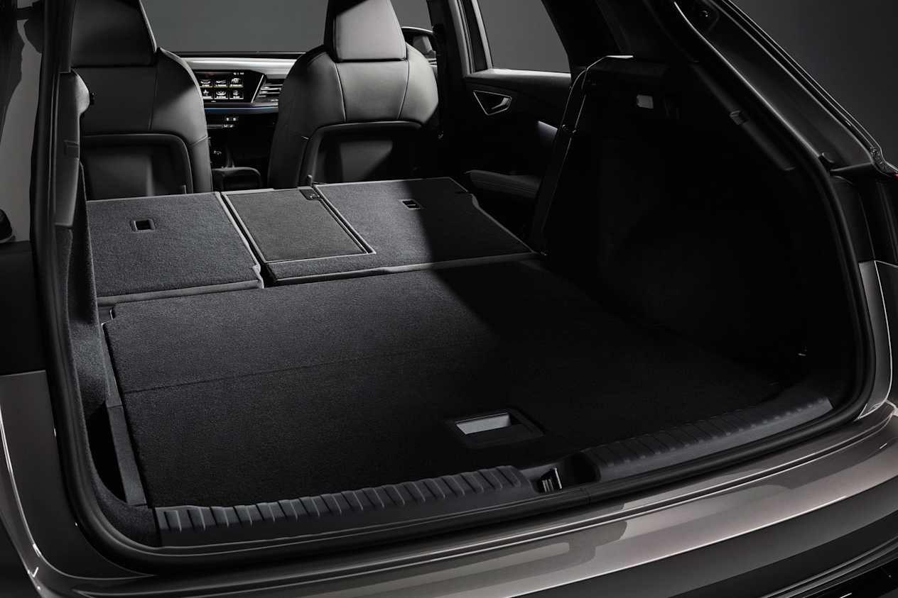 Boot space in the new Audi Q4 e-tron