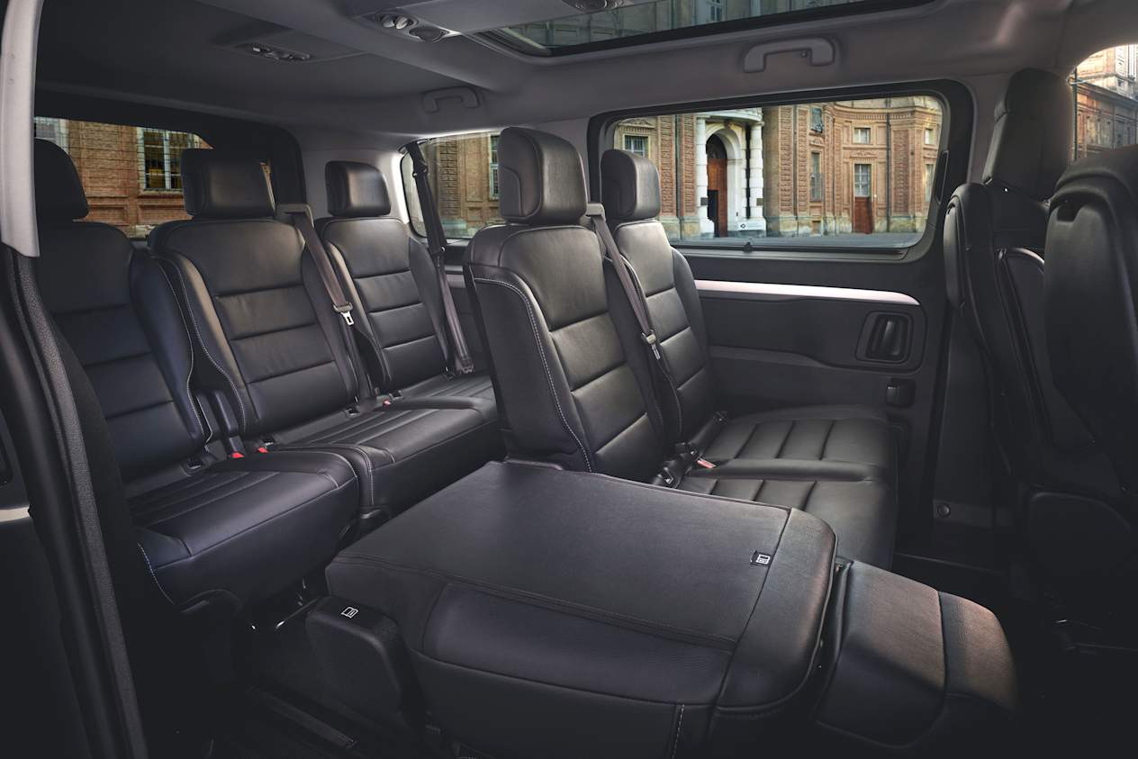 Fiat e-Ulysse : Configuration 8 places "Ulysse" avec une siège rabattu