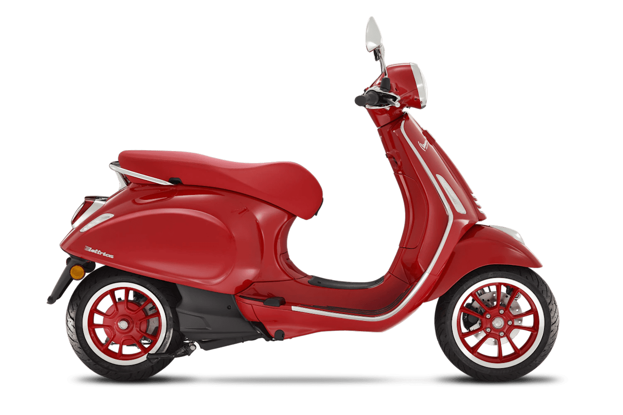 Vespa Elettrica RED edition profil