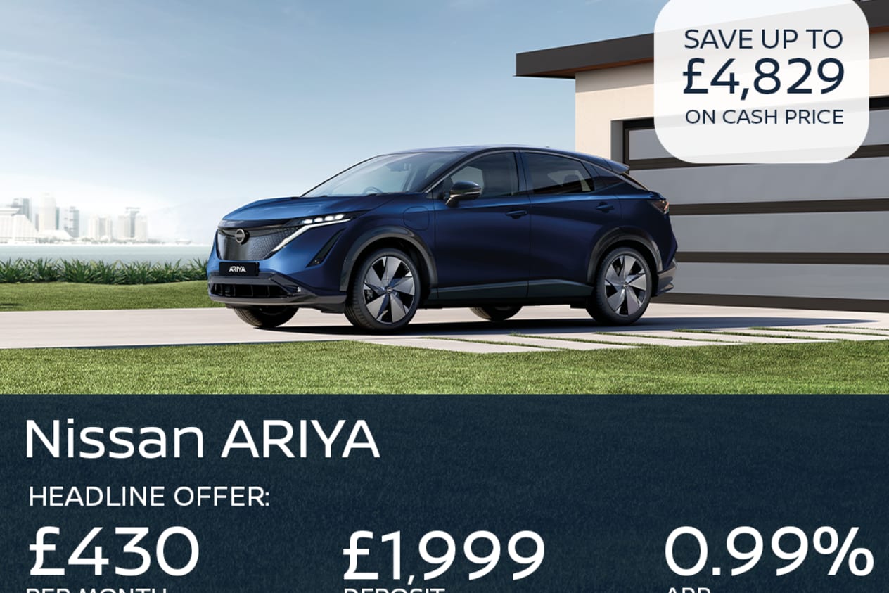 PCP: ARIYA 160kW Engage 63kWh - £430 Per Month