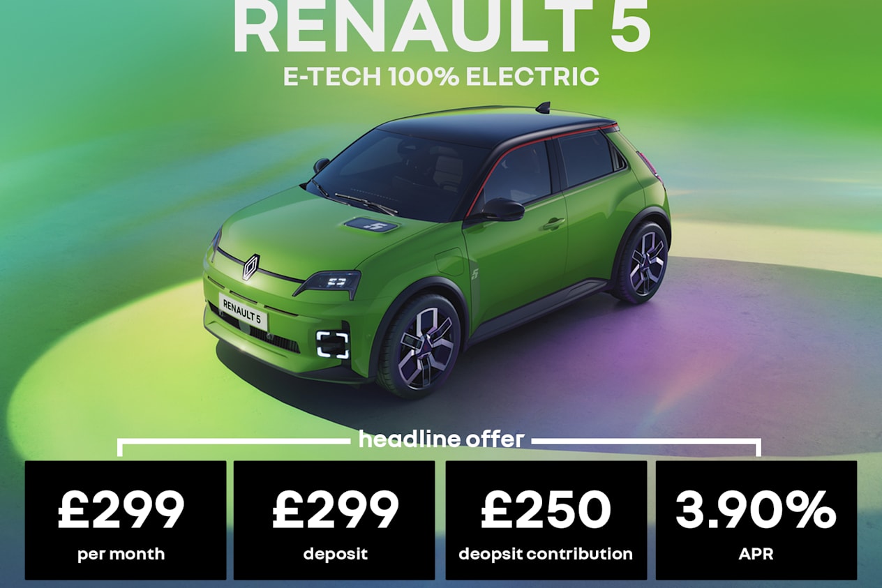 PCP: Renault 5 E-TECH Electric Evolution 40kwh - £299 Per Month