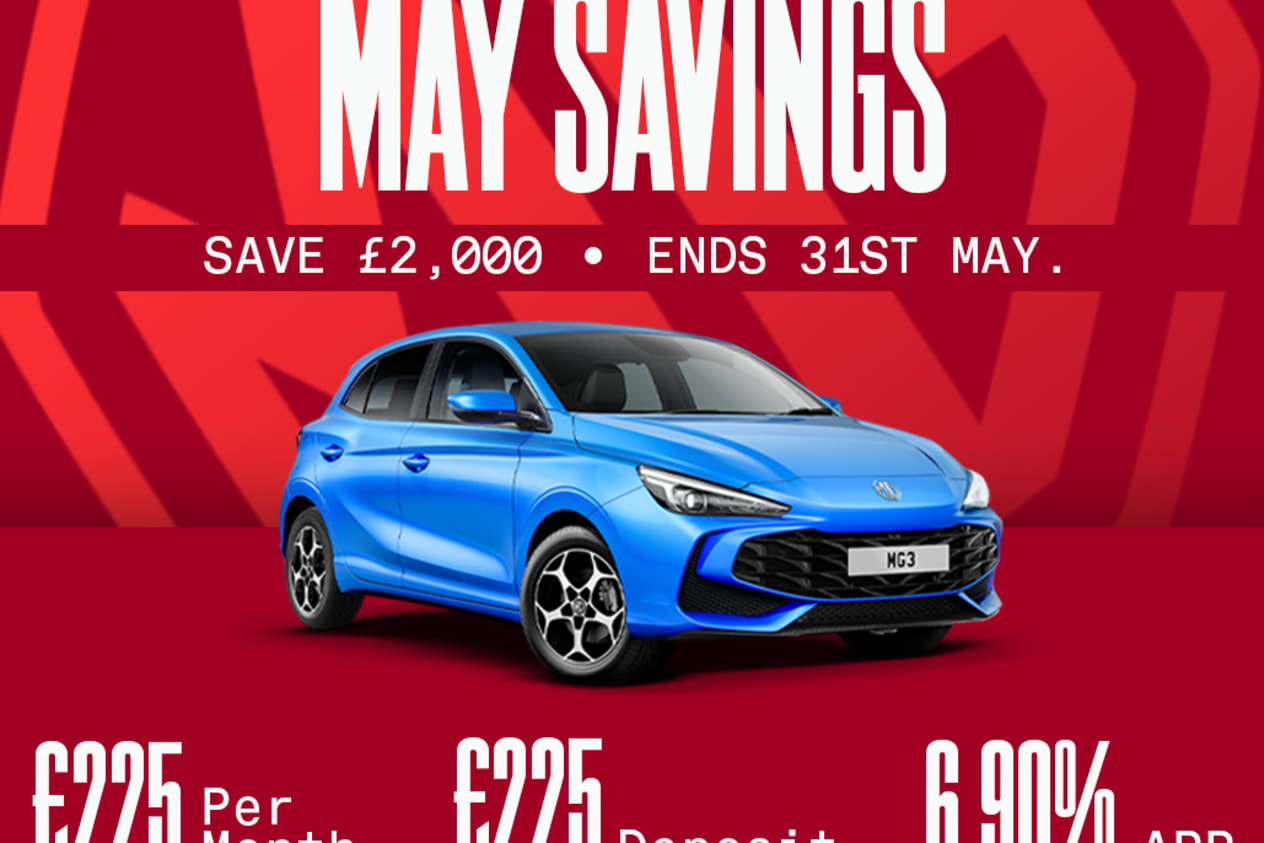 MAY SAVINGS! MG3 SE - £225 Per Month!