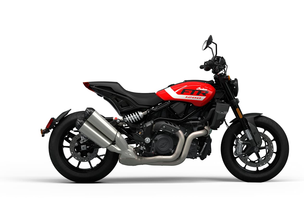 Indian FTR 2024 Indy Red White : profil