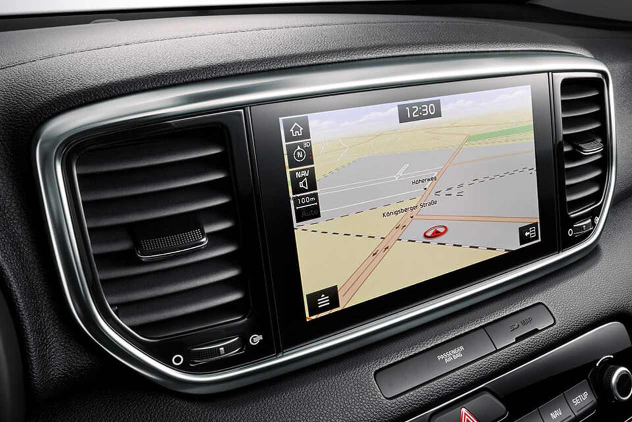 Kia Sportage ecran tactile GPS connecté Tom-Tom