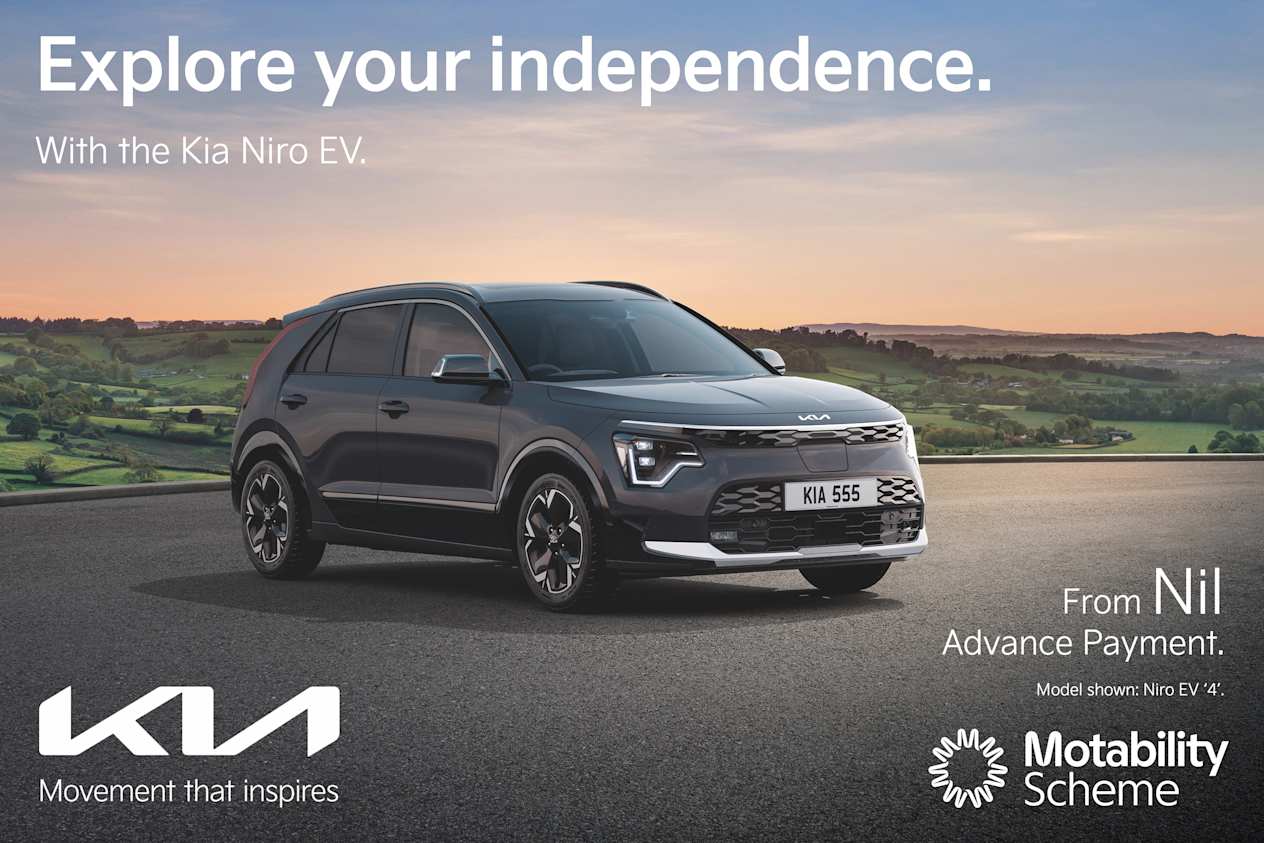 Motability offer the Kia Niro EV