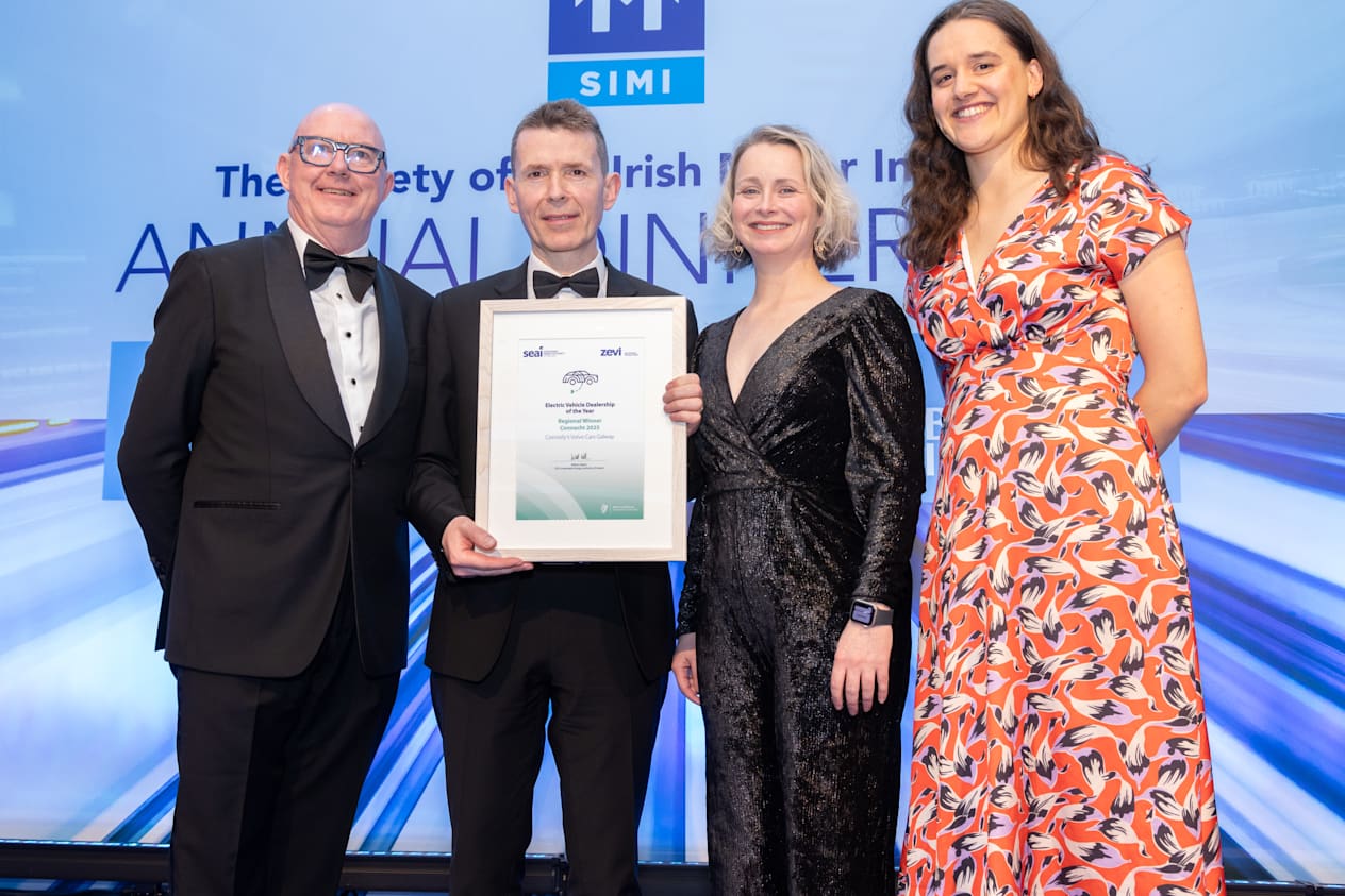 Connolly's Volvo Cars Electric Vehicle Dealership of the Year for Co. Galway and Connacht