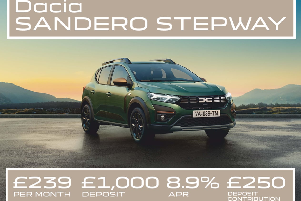 PCP: SANDERO STEPWAY Essential - £239 Per Month