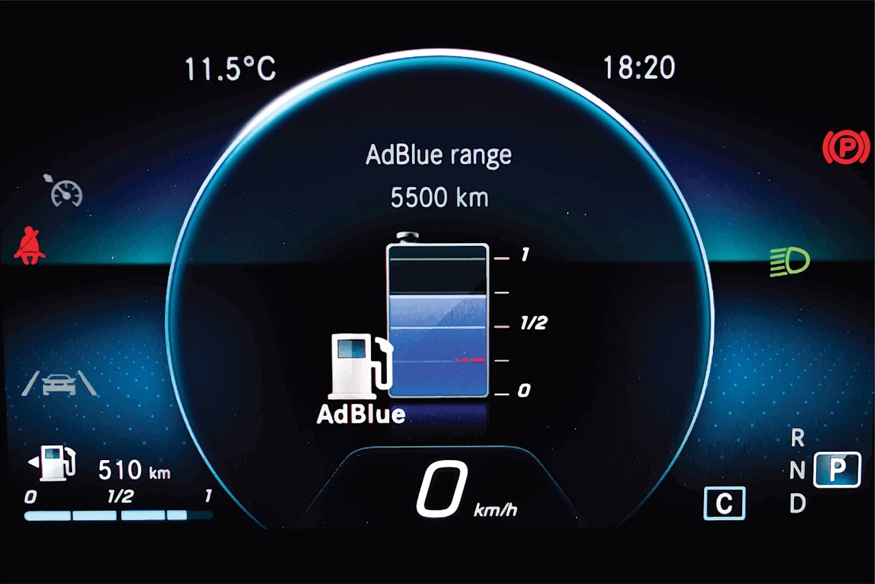 Niveau d'AdBlue Mercedes-Benz