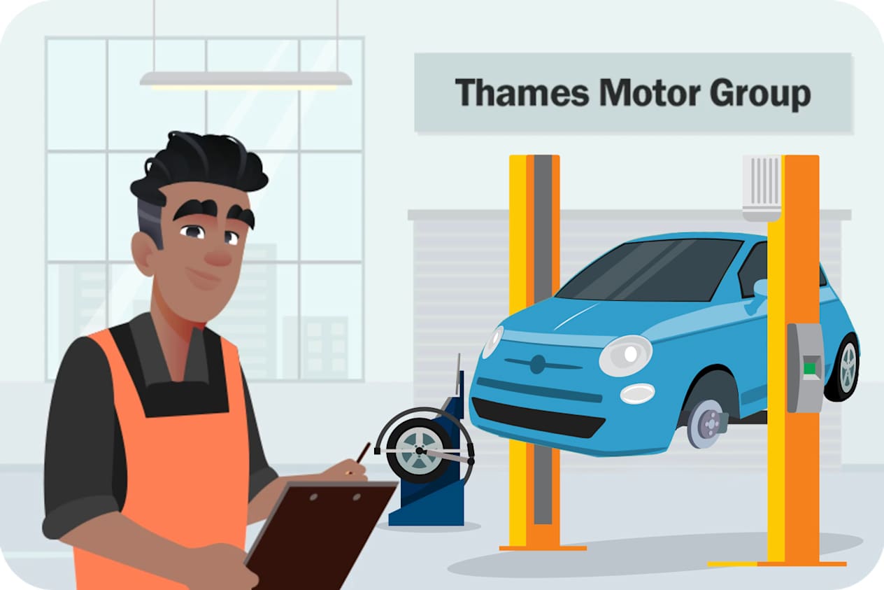 Servicing at Thames Motor Group