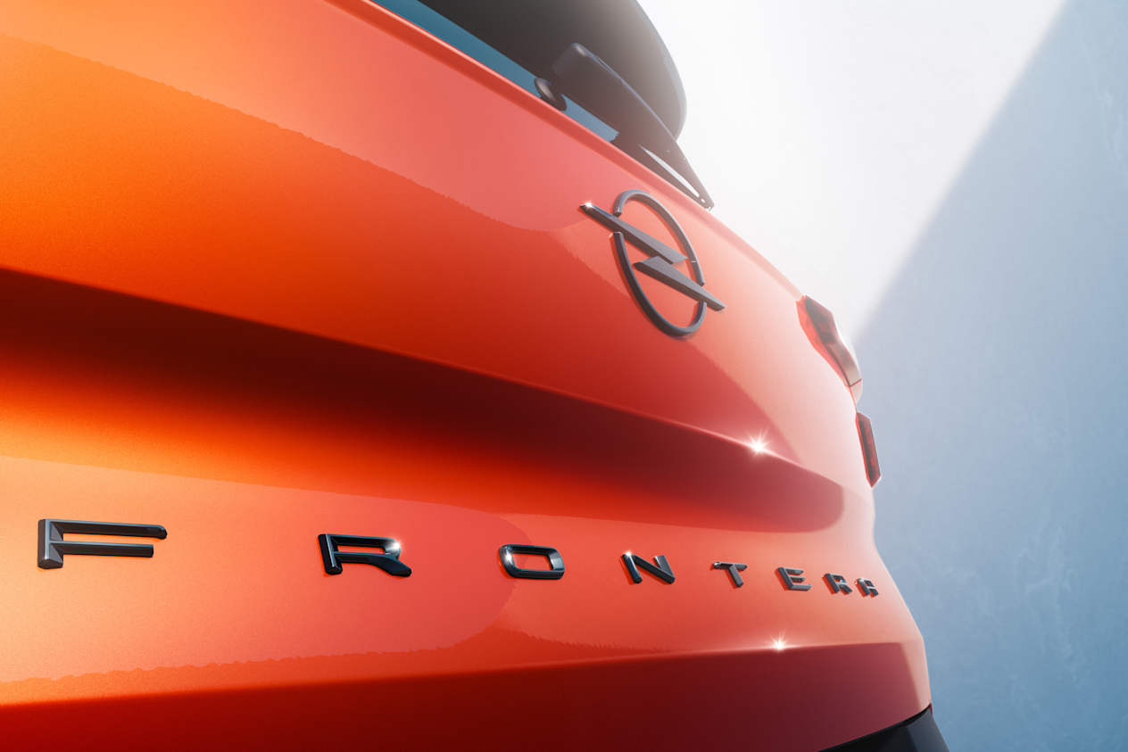 Opel Frontera 2024 : détail hayon