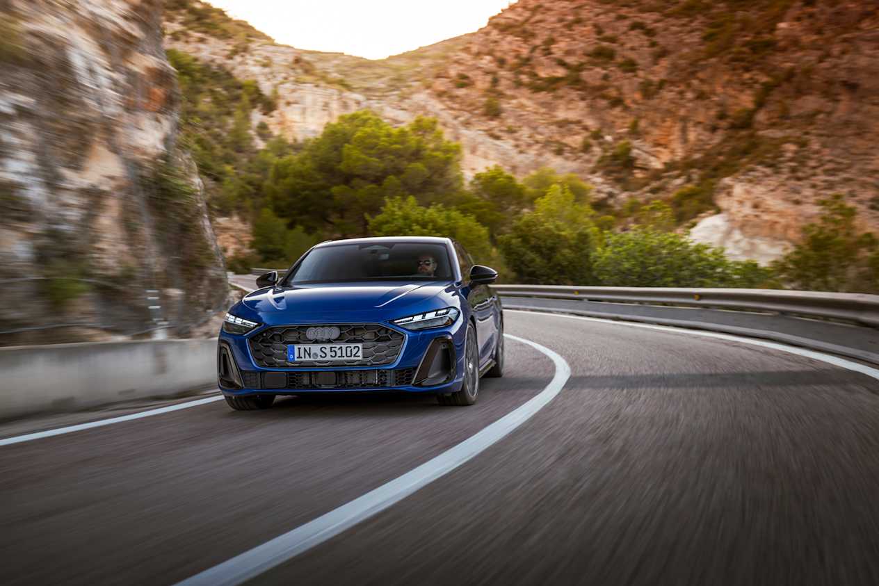 Audi S5 Saloon Driving