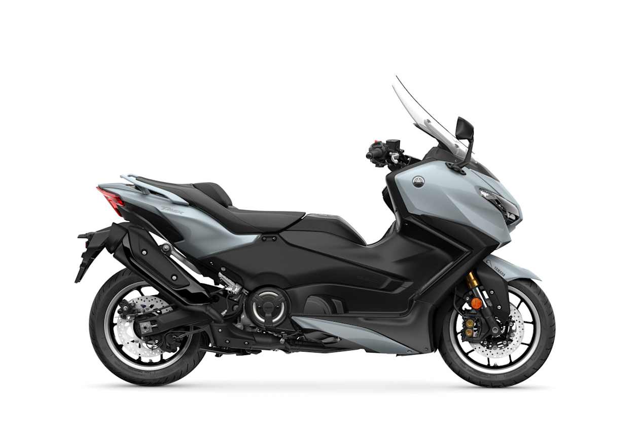 Yamaha TMAX Tech Max 2025 Ceramic Grey : profil